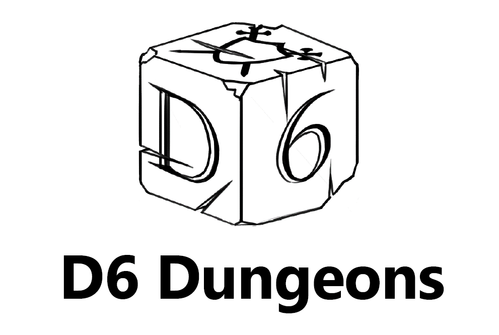 D6 Dungeons art by Adriaan Suy